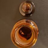 Amber apothecary bottle Bism.subnitric.