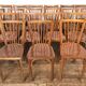 Rare series of 50 chairs Baumann fanett vintage design 1950 1960
