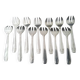 12 Saint Médard silver-plated oyster forks