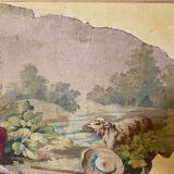 Painting on canvas (tapestry study)