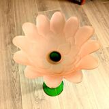 Ancien bougeoir en verre italien