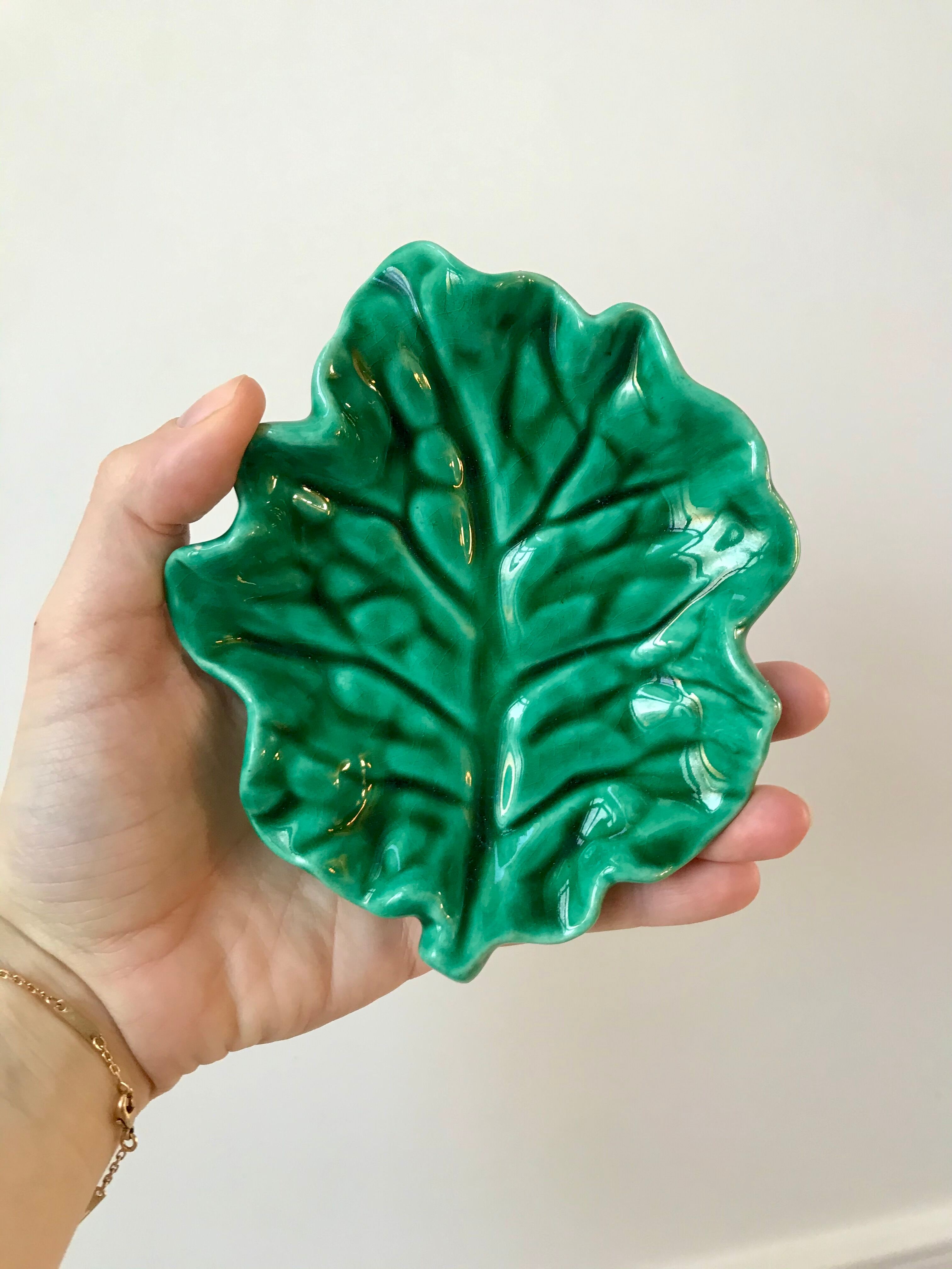 Butter dish sheet in slip with knife Vallauris 50s