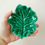 Butter dish sheet in slip with knife Vallauris 50s