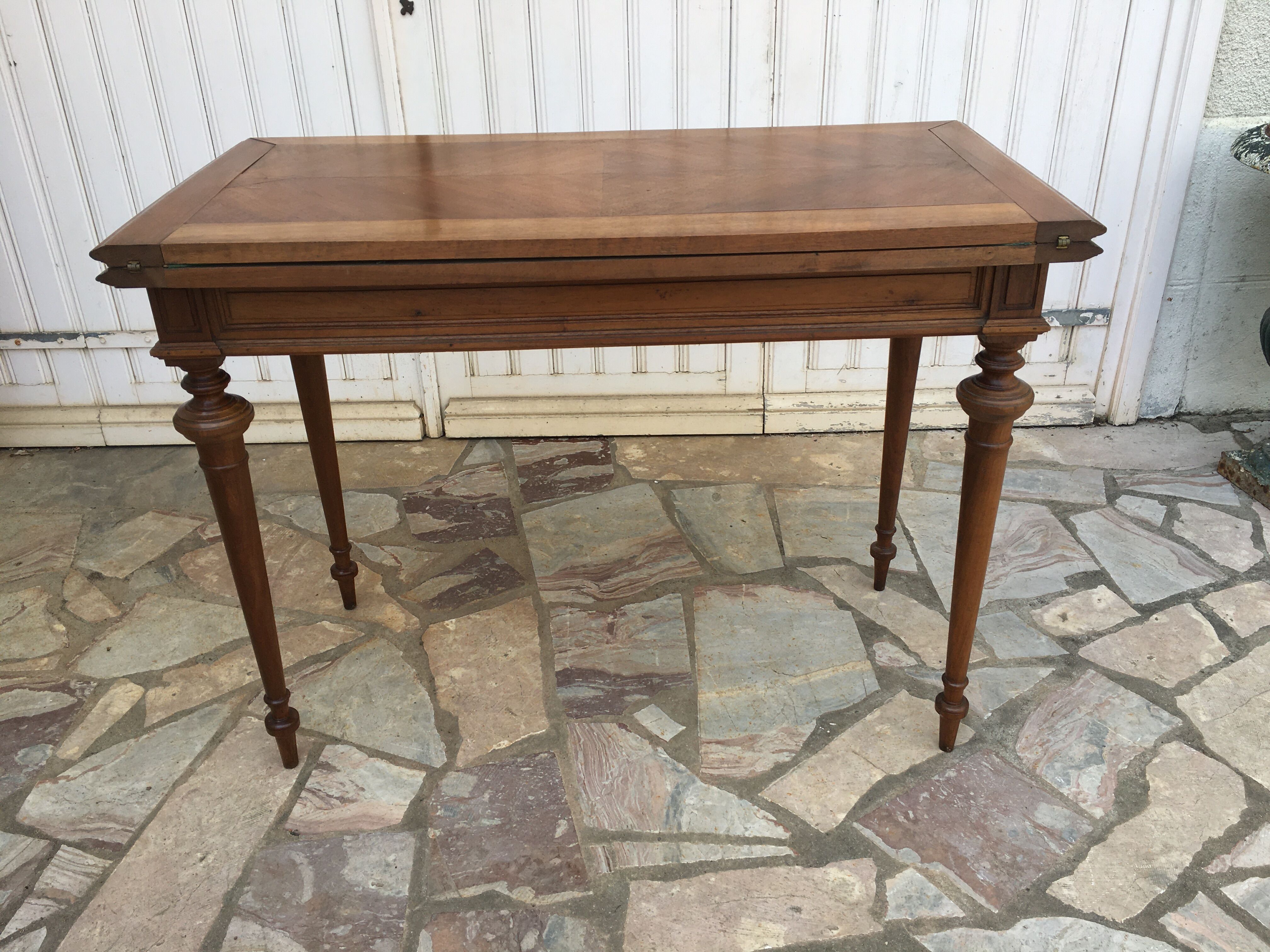 Console Louis XVI Period 1880 Walnut