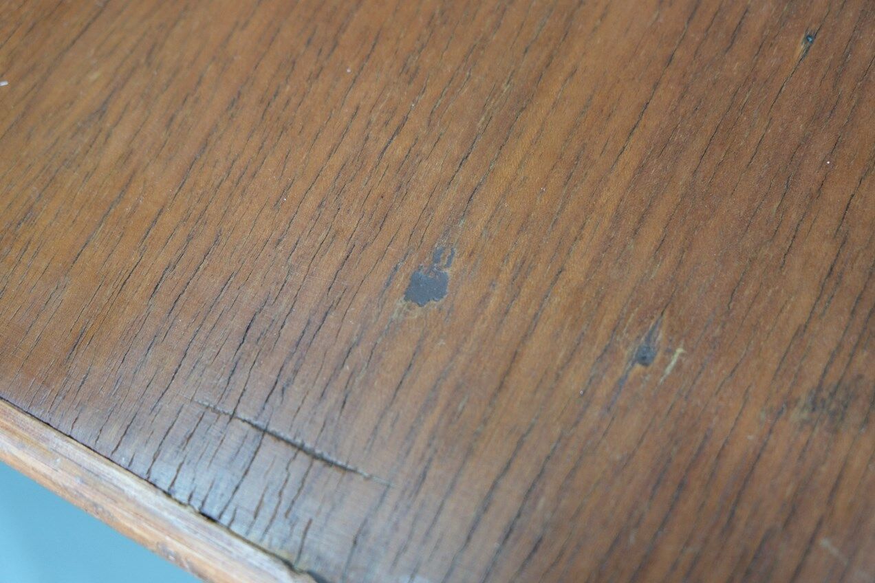 Mid-century italian bamboo, rattan and teak desk, 1960s