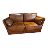2-seater leather sofa by Roche Bobois