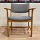 A PAIR OF ARMCHAIRS STAMPED "HANS WEGNER" 1960.