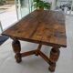 Centenary table in solid oak – Spanish Renaissance style (180 cm).