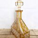 Engraved and cut crystal decanter