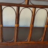 Rattan bookcase 70