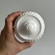 Antique white porcelain candy box