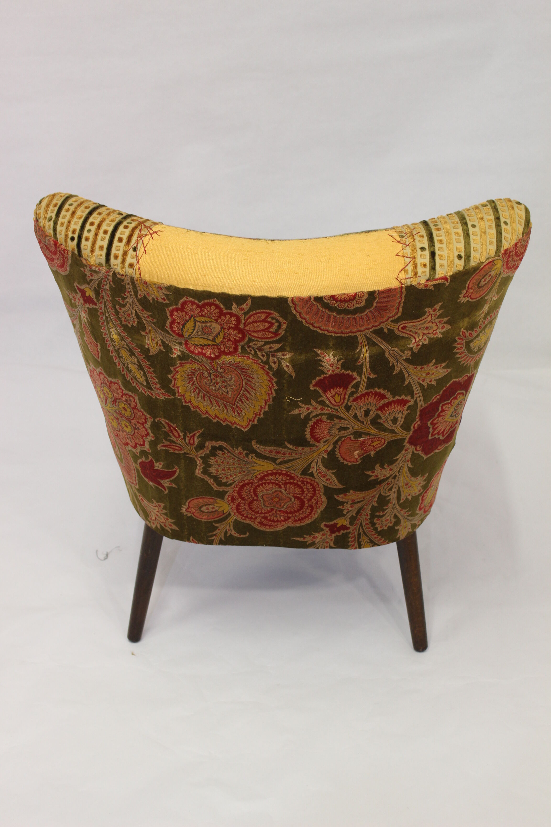 Chair vintage year 50 tissue "Lelièvre"