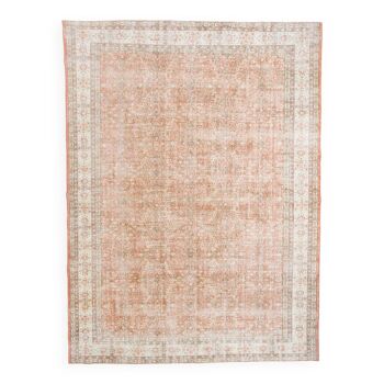 10x13 peach red oversized persian rug, 290x388cm