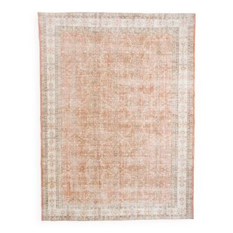 10x13 peach red oversized persian rug, 290x388cm