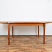 Teak extendable dining table by Henning Kjærnulf for Vejle Mobelfabrik, 1960s