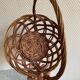 Panier osier rond