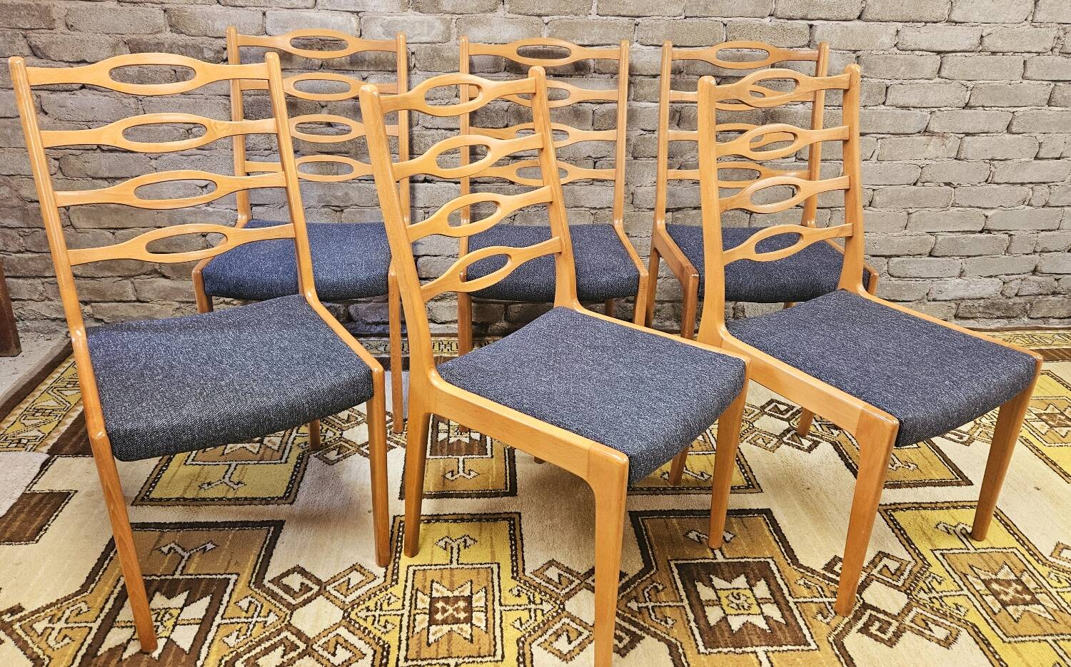 6 Scandinavian chairs 1960