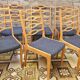 6 chaises scandinaves 1960