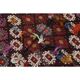 1970s Vintage Turkish Oushak Handmade Wool Cotton Red Area Rug 182x288