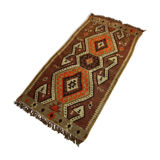 Vintage turkish kilim rug , 95 x 48 cm