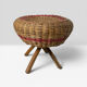 Rattan stool 1960