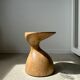 Solid wood sofa end