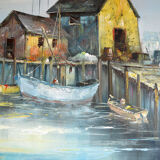 Huile sur toile d'Alan Simpson