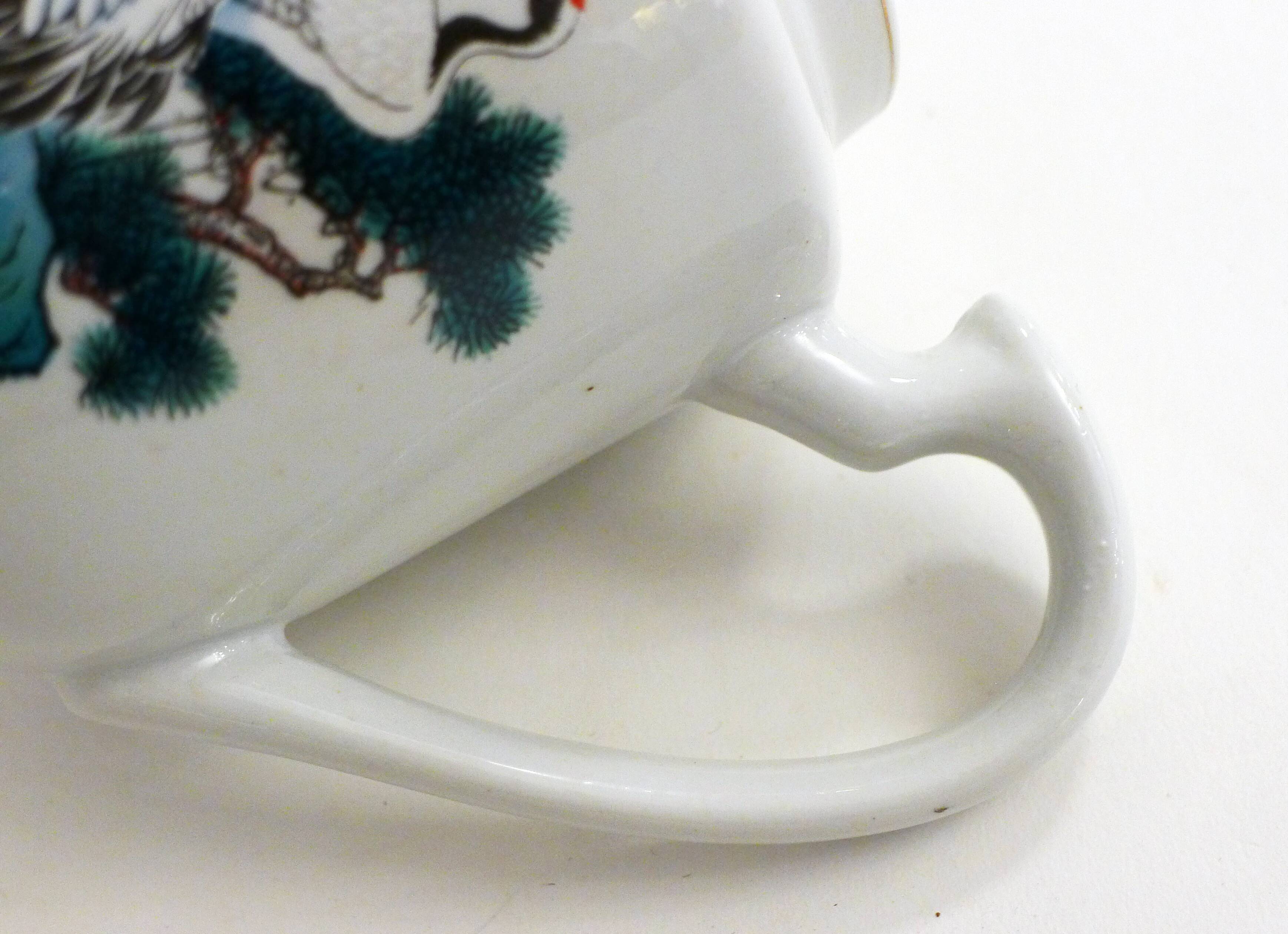 Japanese-style porcelain teapot