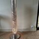 Spiral column lamp in polished stainless steel Thierry Vidé