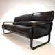 Drabert Lobbytop three-seater leather sofa by Otto Zapf, 1979