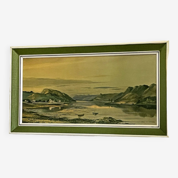 Vintage Loch Karron Scotland Frame by Alan Bengall Charlton