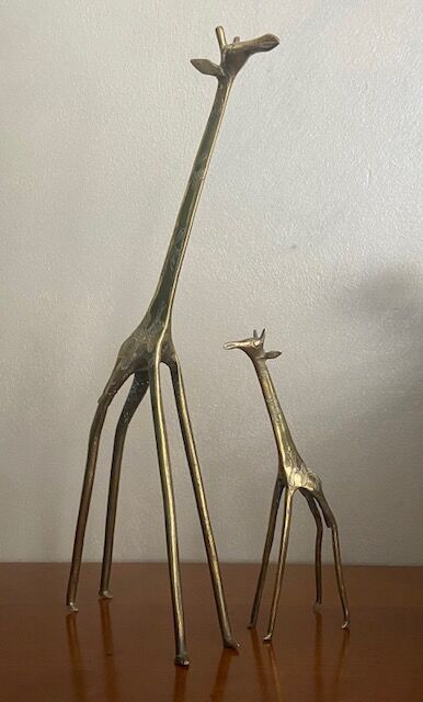 Brass girafes