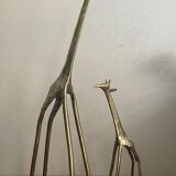 Girafes en laiton