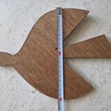 Wooden bird trio for wall decoration