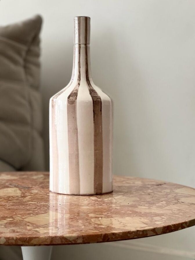 Vase en ceramique émaillé