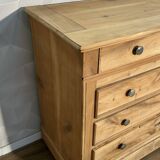 Louis Philipe airbrushed chest of drawers with 5 drawers