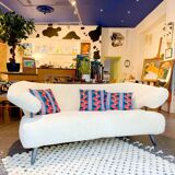 Vintage three-seater sofa