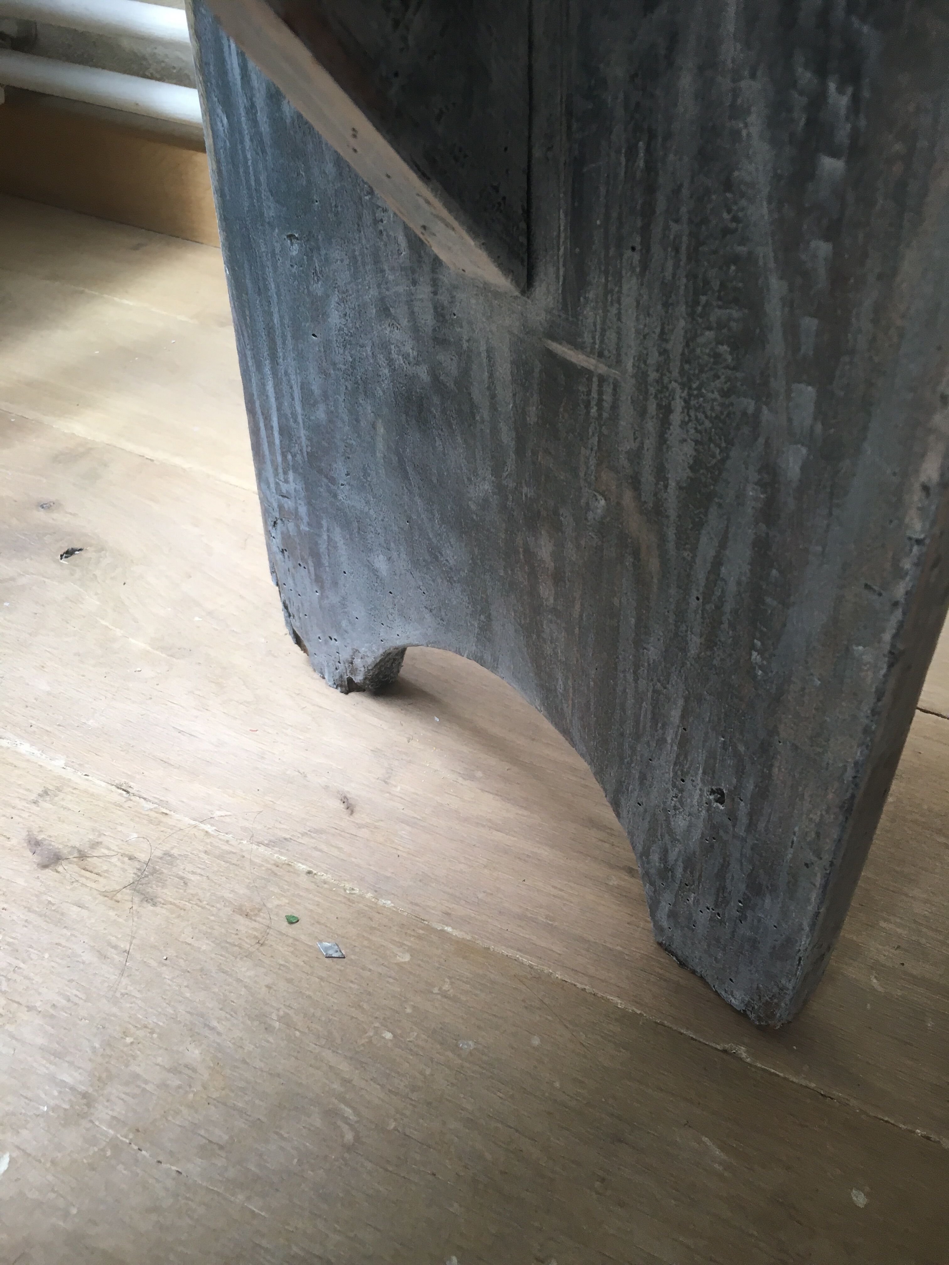 Wooden bench