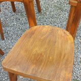 Set of 6 1950s bistro chairs