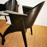 Set of 4 Pascal Mourgue armchairs, Galateo model, Scarabat edition, 1980