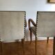 Pair of vintage bridge armchairs