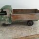 Old wooden dump truck