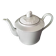 White porcelain teapot from Limoges 1 L