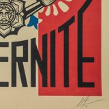 Shepard Fairey (Obey Giant): Liberty, Equality, Fraternity - Signed lithograph