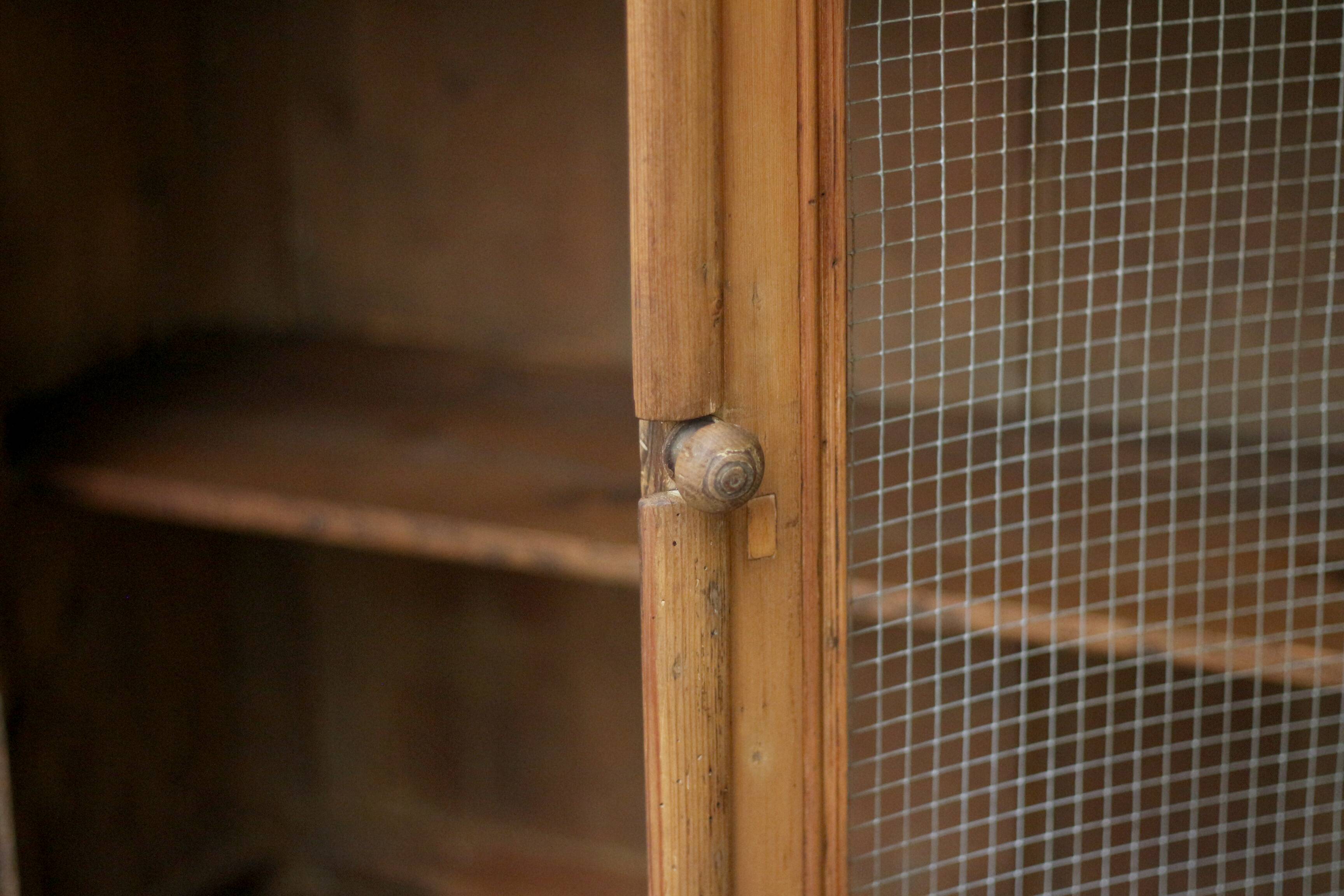 Jam cupboard / pantry late 19th century, in solid pine.