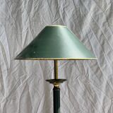 Vintage green and gold table lamp H60 D30