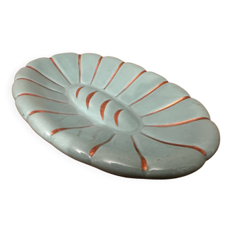 Vide Poche art déco ceramique vert céladon et or style Arthur Percy L34/P22
