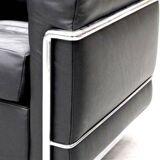 Fauteuil en cuir Lecorbusier LC2