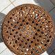 Tamtam type stool in rattan and canework