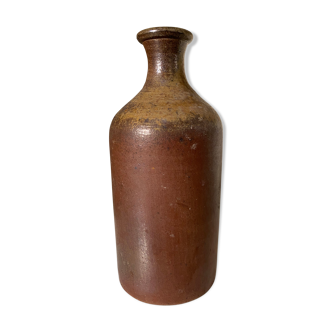 Vase bouteille en grès